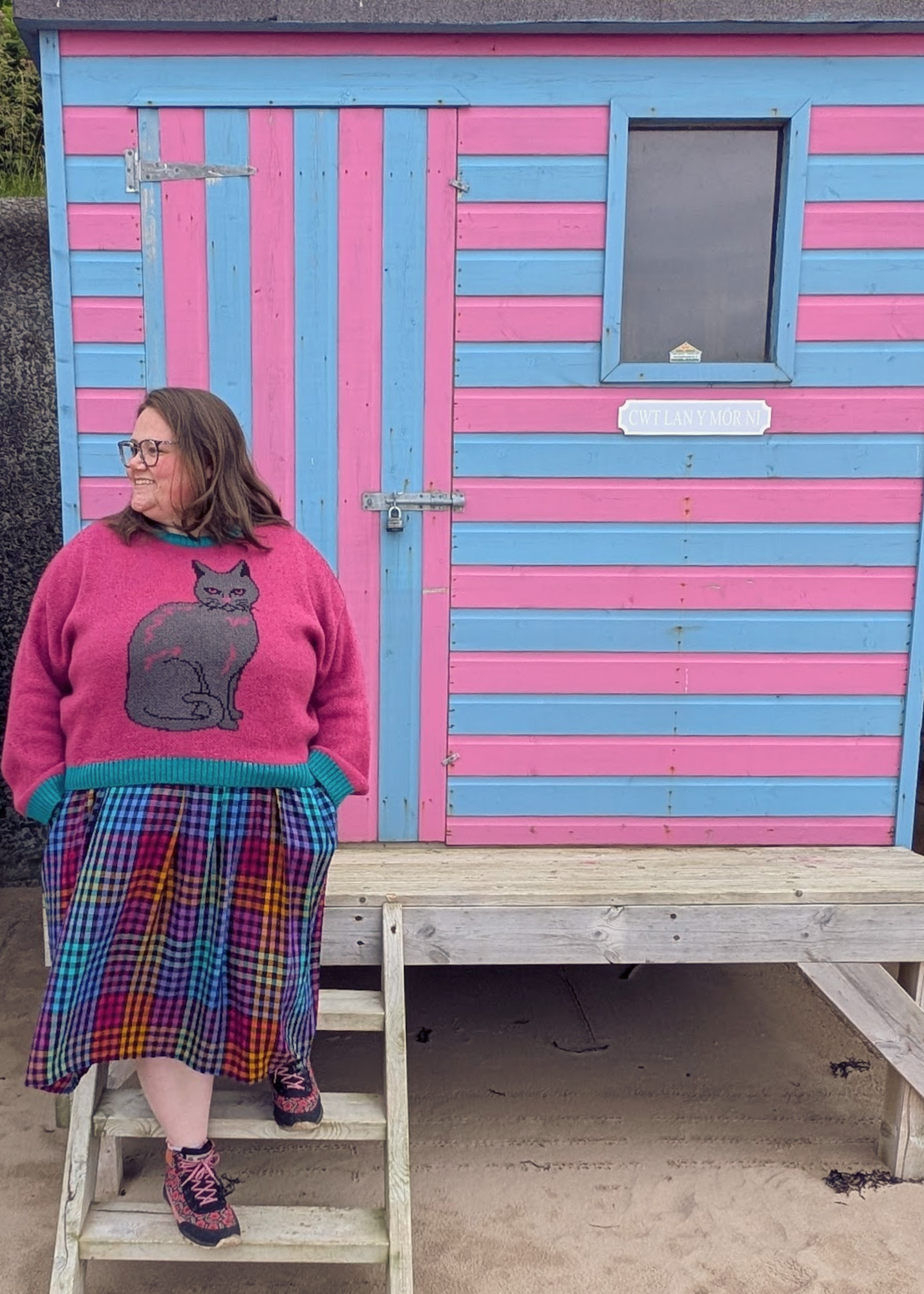 Home of Rainbows - The Fluffy Black Cat Jumper