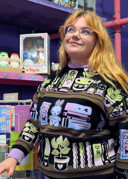 Home of Rainbows - The Trinket Shelfie Knit Jumper