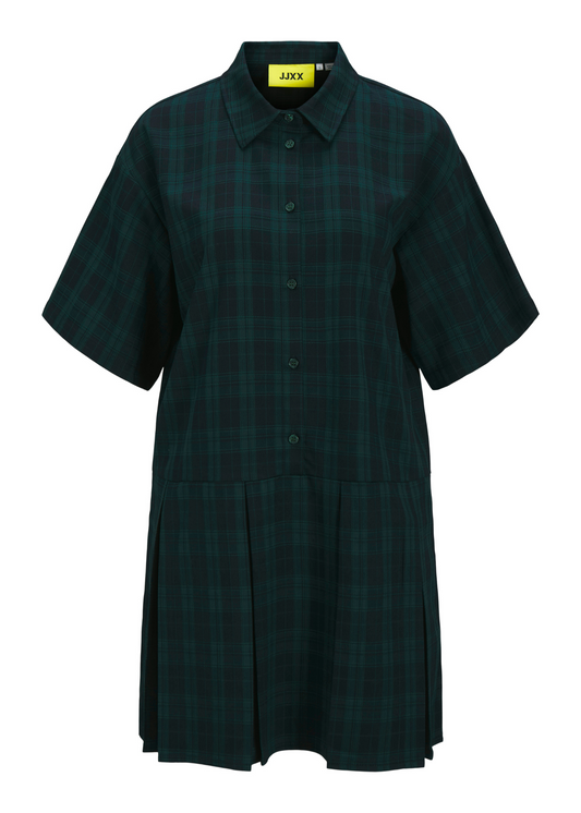 JJXX - Black Watch Style Tartan Shirt Dress