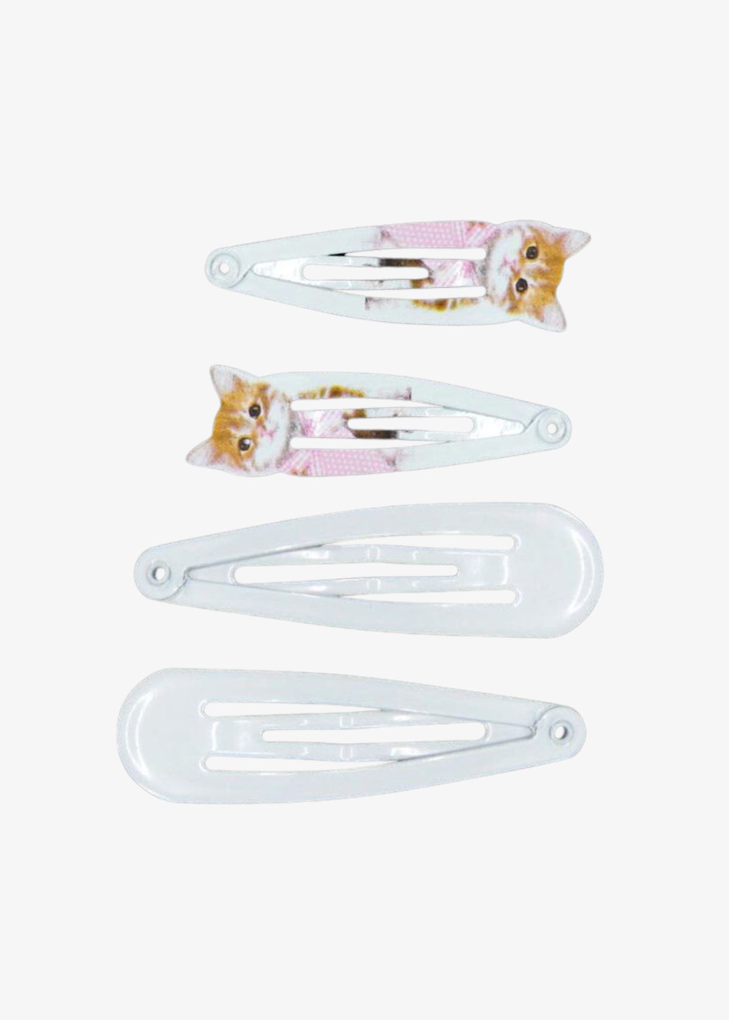 The Edit - Kitten Hair Slides Set of Four