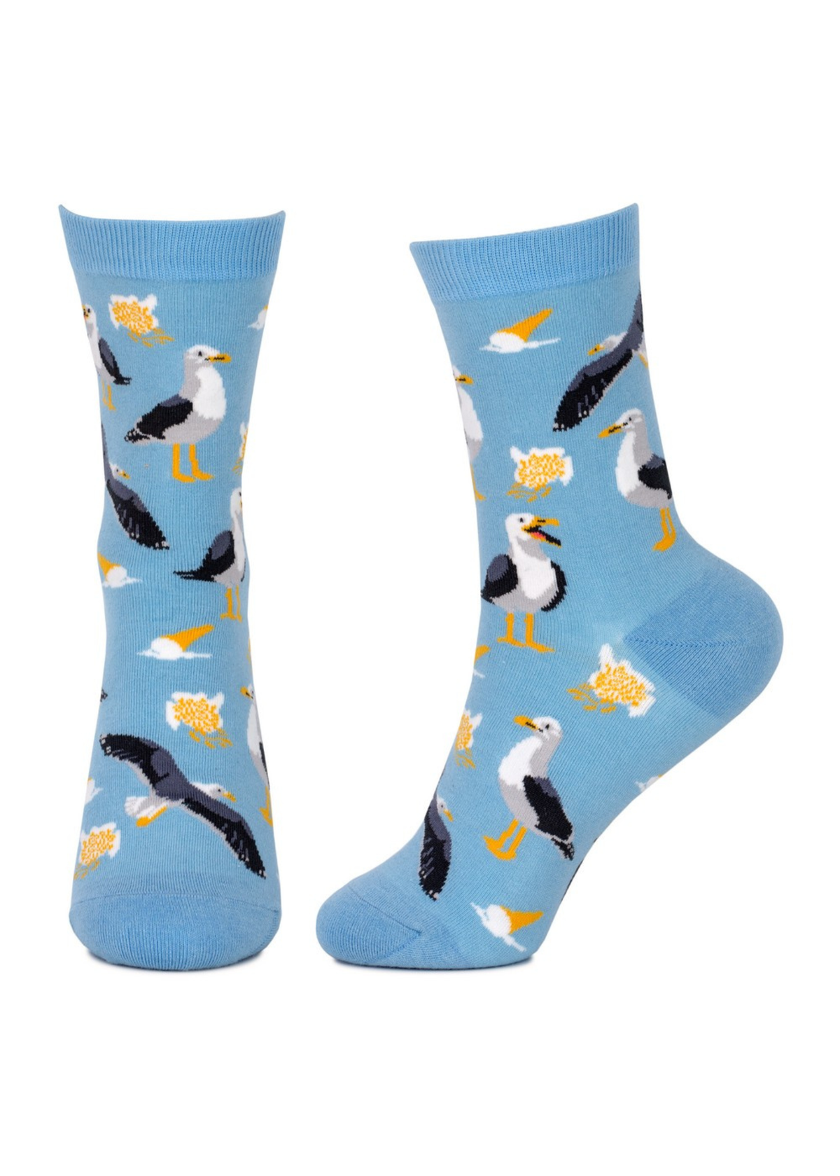 Joe Cool - Seagull Snack Thief Socks in Blue