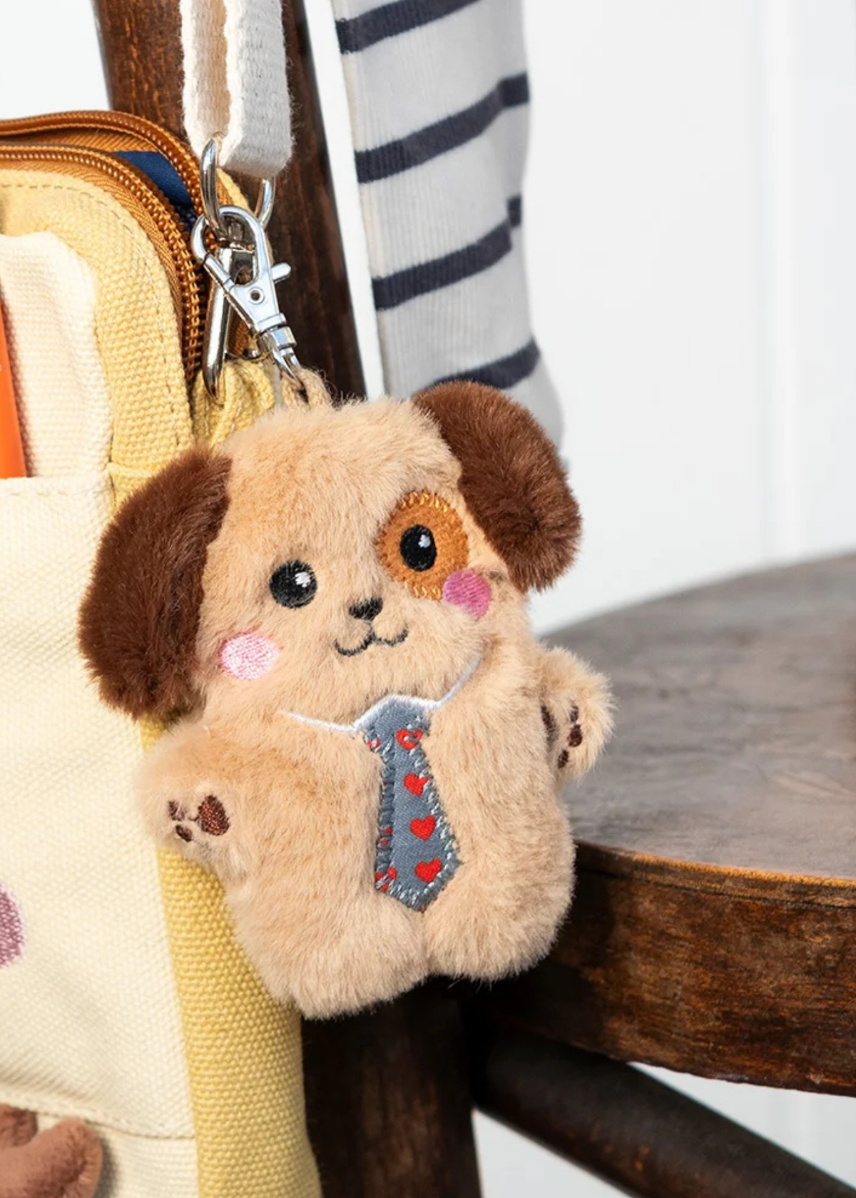 Rex London - Fluffy Dog Keyring Bag Charm