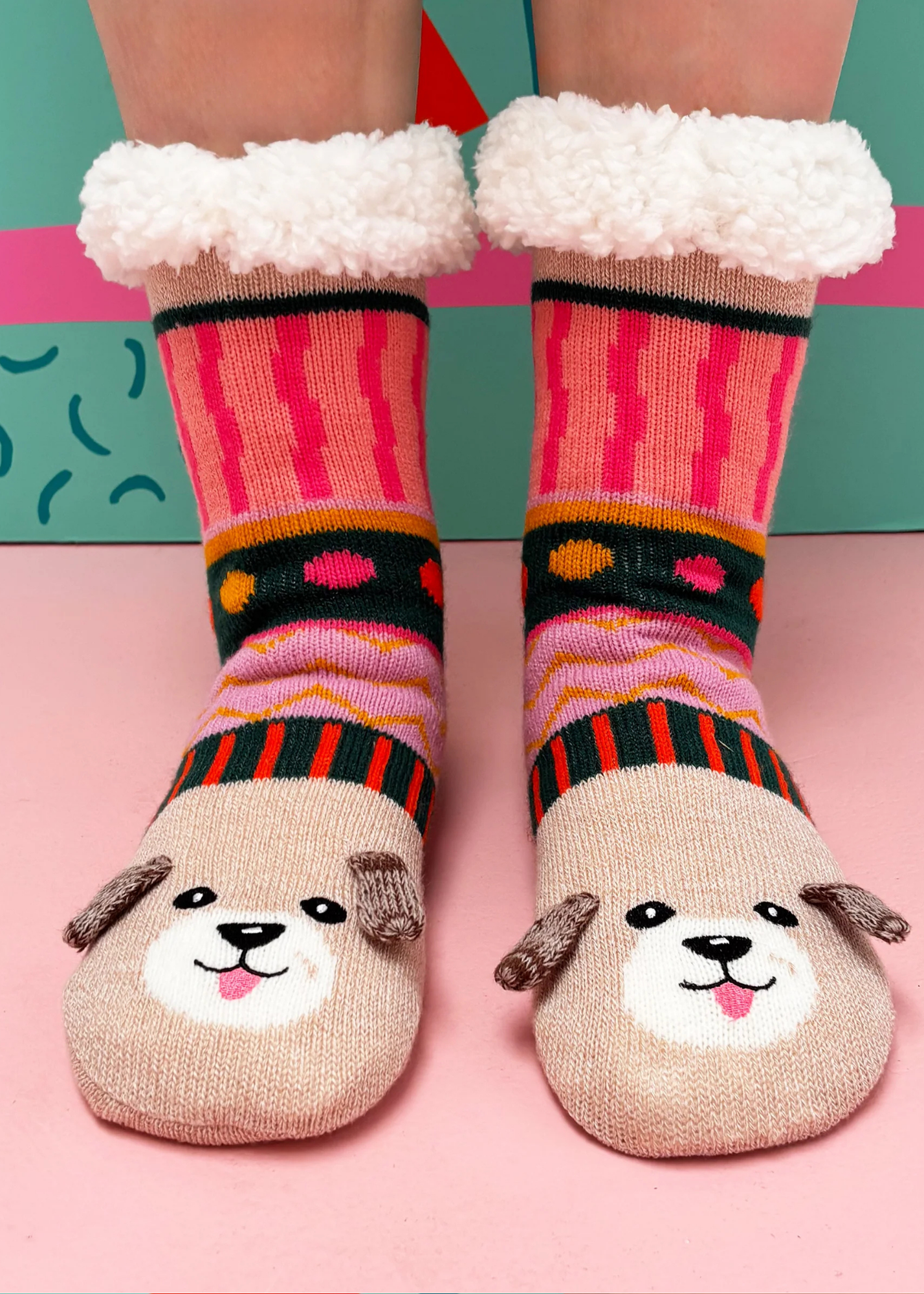 House of Disaster - Dog House Slipper Socks