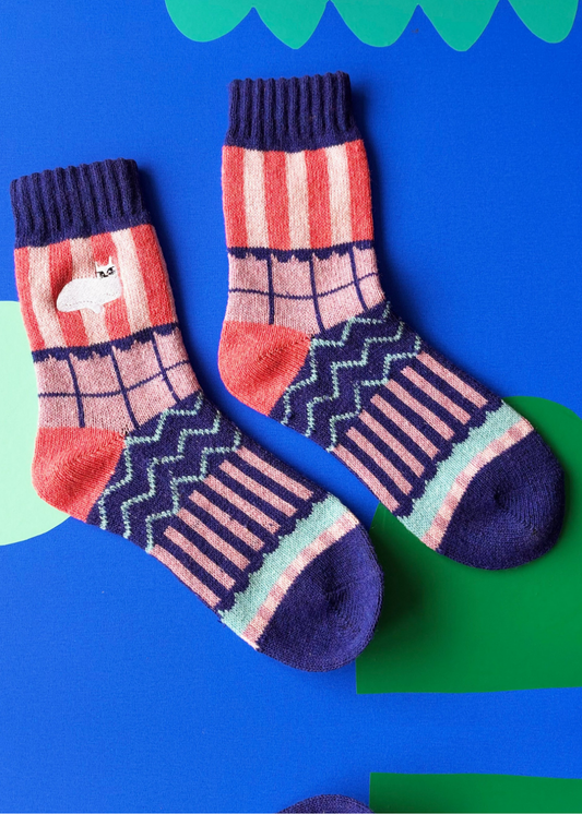 House of Disaster - Catnip Fair Isle Socks