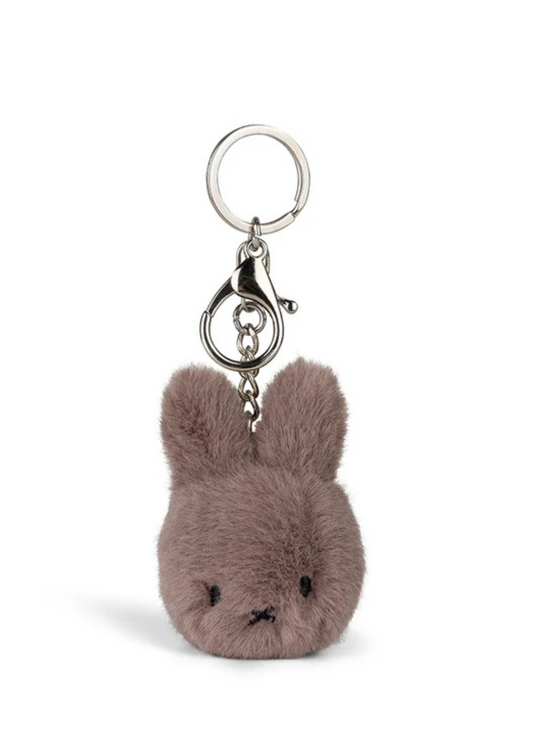 Miffy - Miffy Fuzzy ECO Keyring in Taupe
