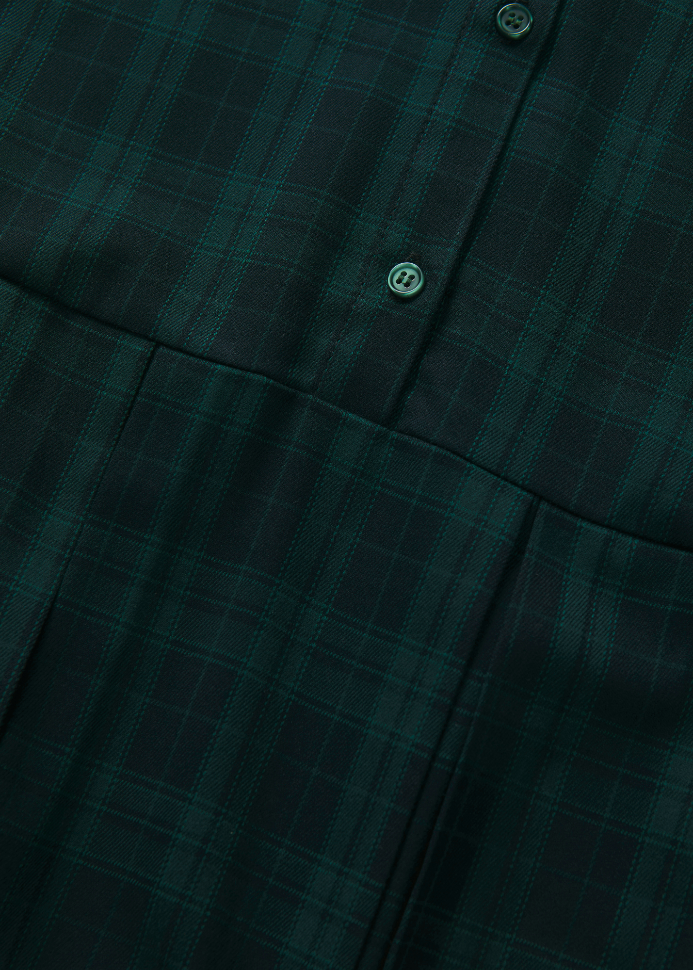 JJXX - Black Watch Style Tartan Shirt Dress