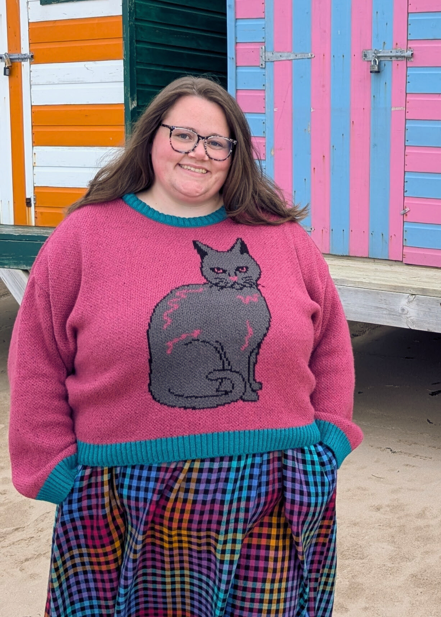 Home of Rainbows - The Fluffy Black Cat Jumper