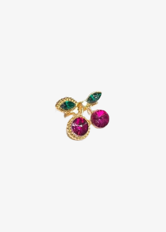 The Edit - Pink Cherry Jewel Brooch