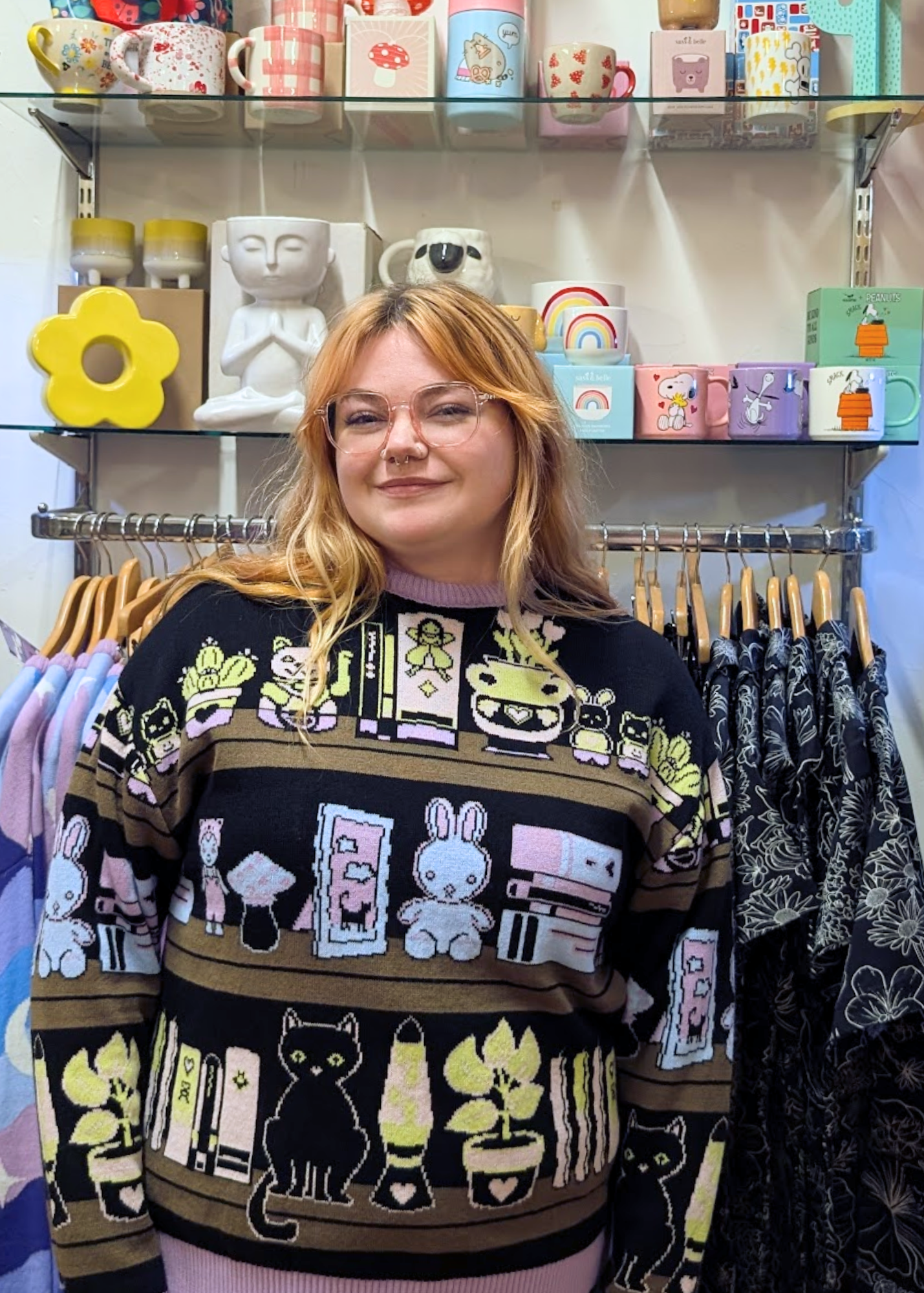 Home of Rainbows - The Trinket Shelfie Knit Jumper