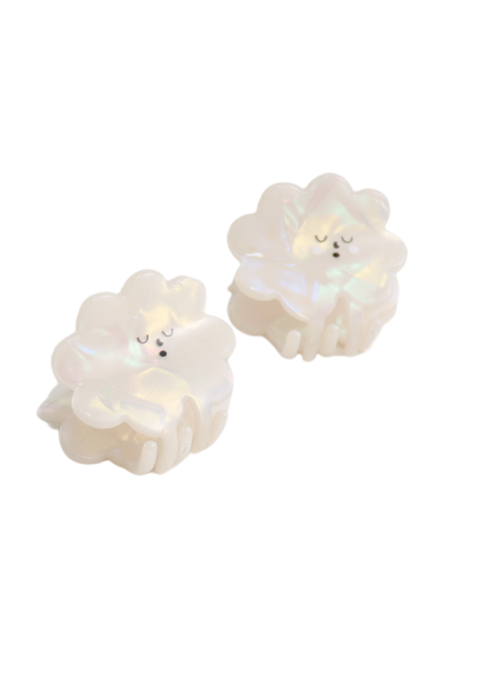 The Edit - Mini Clouds Hair Claw Duo