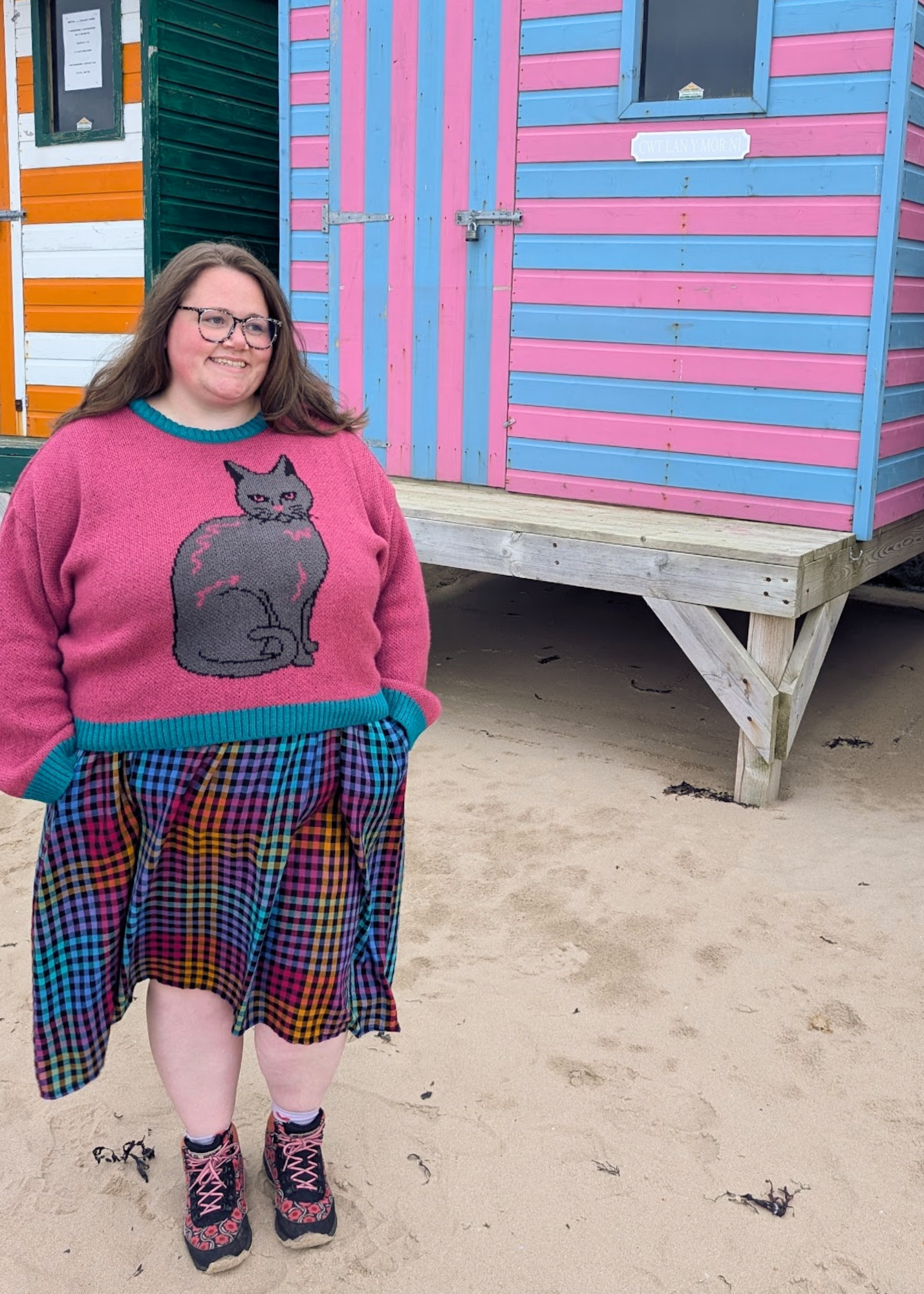 Home of Rainbows - The Fluffy Black Cat Jumper