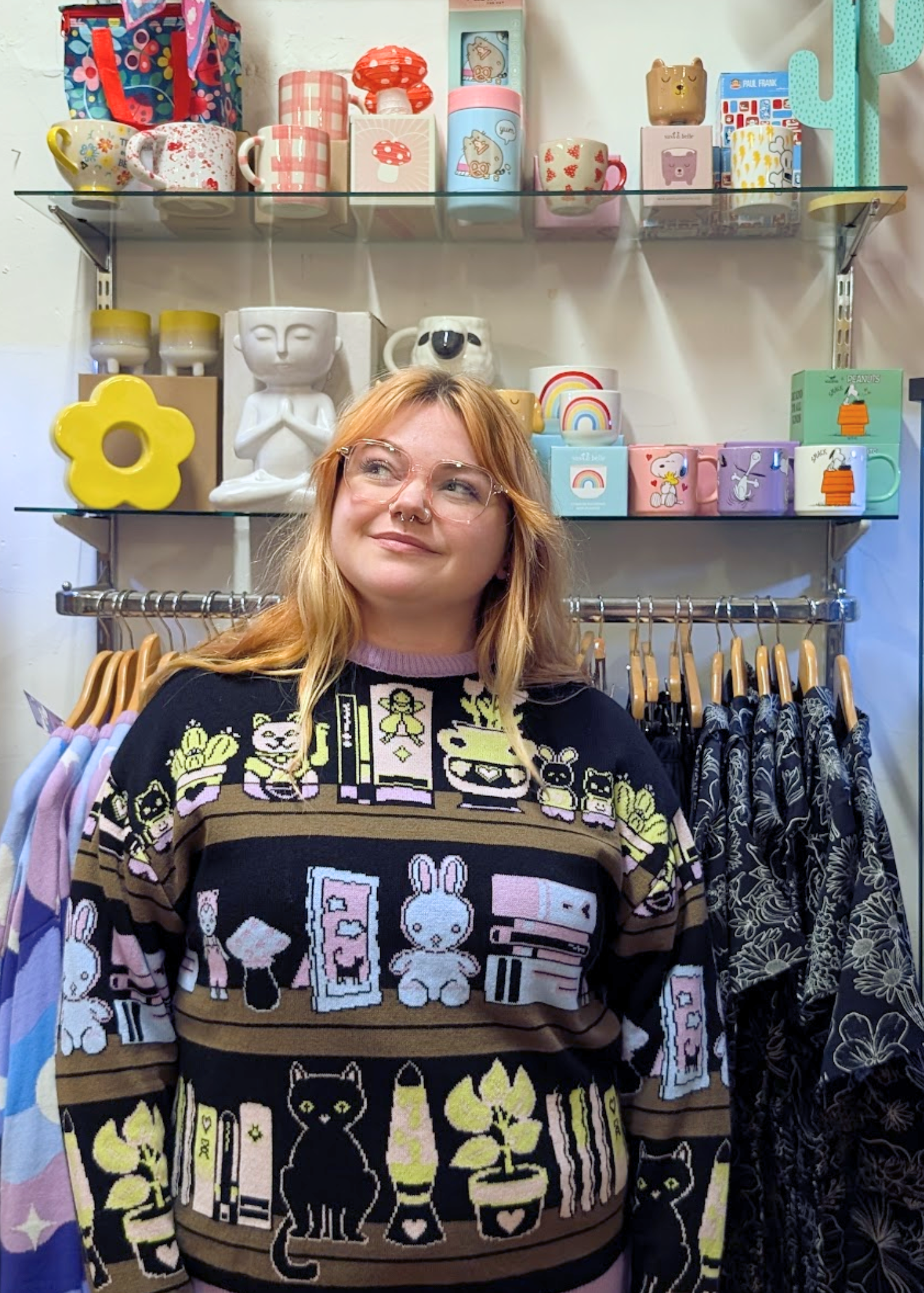 Home of Rainbows - The Trinket Shelfie Knit Jumper
