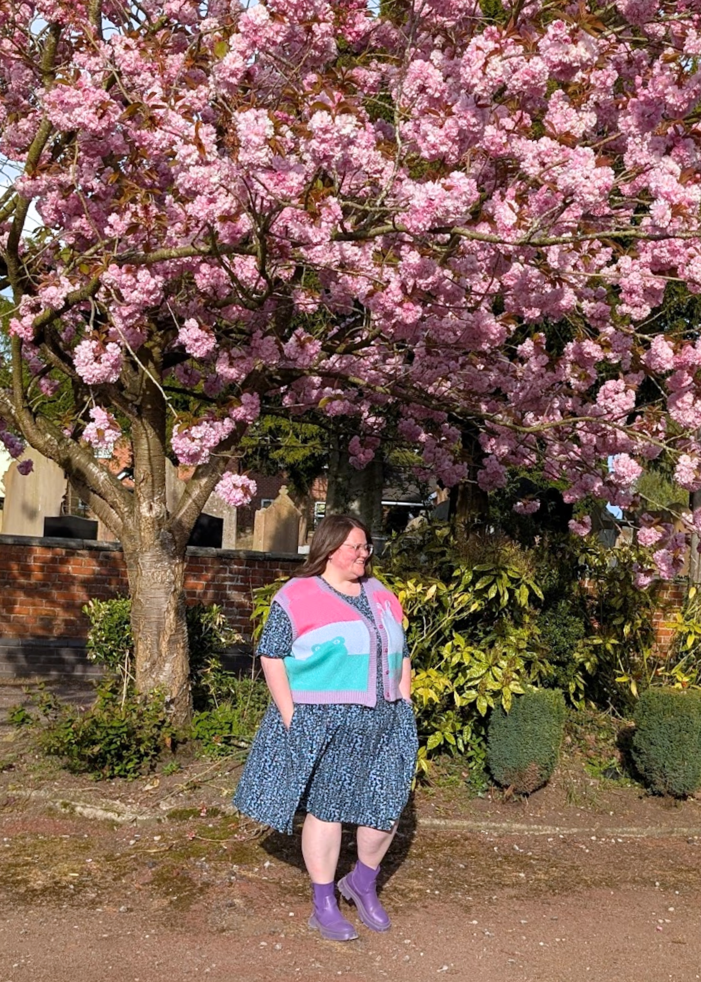 Home of Rainbows - Pastel Peepo Animal Knit Sweater Vest