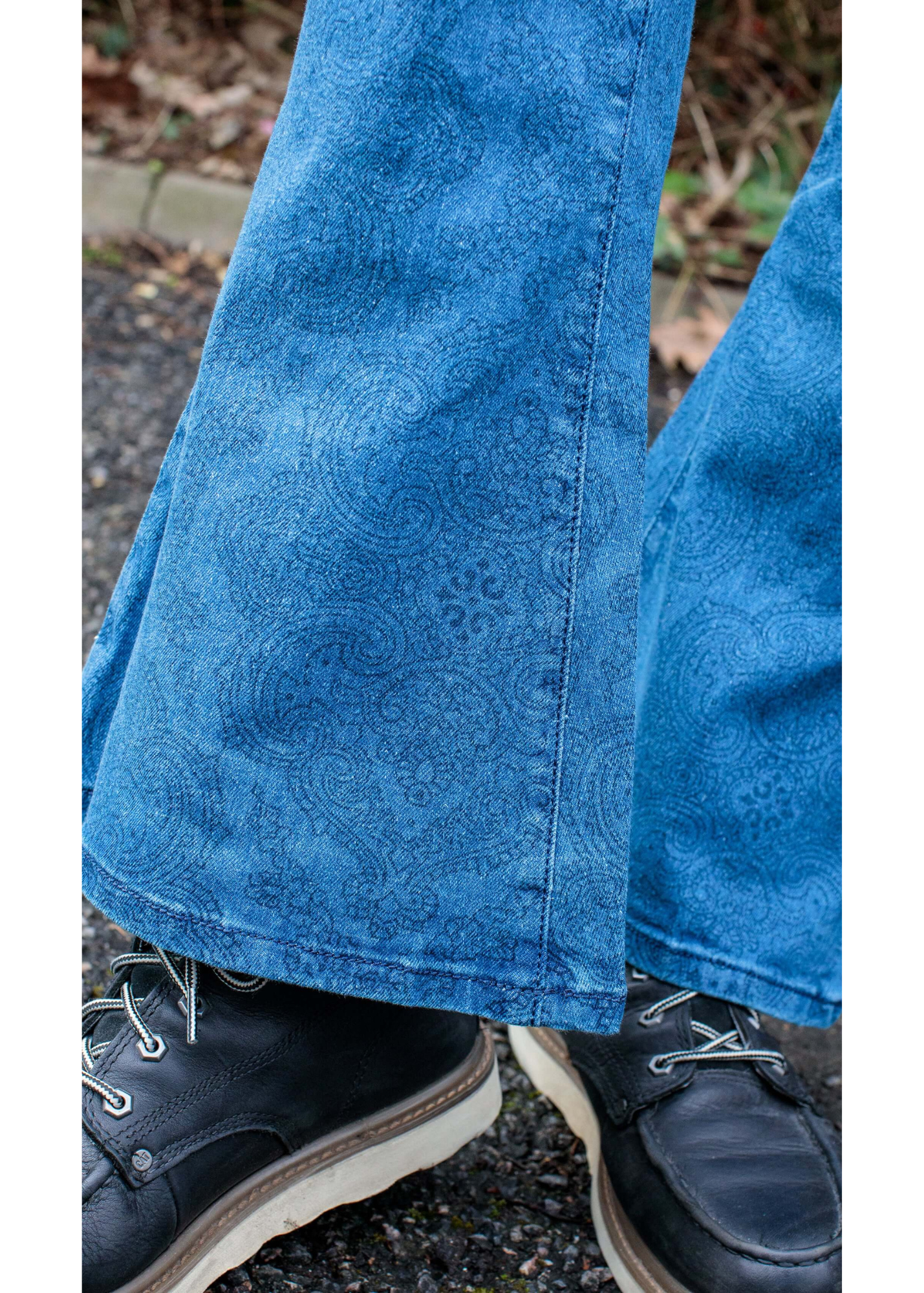 Run & Fly - Hendrix Paisley Bell Bottom Flares