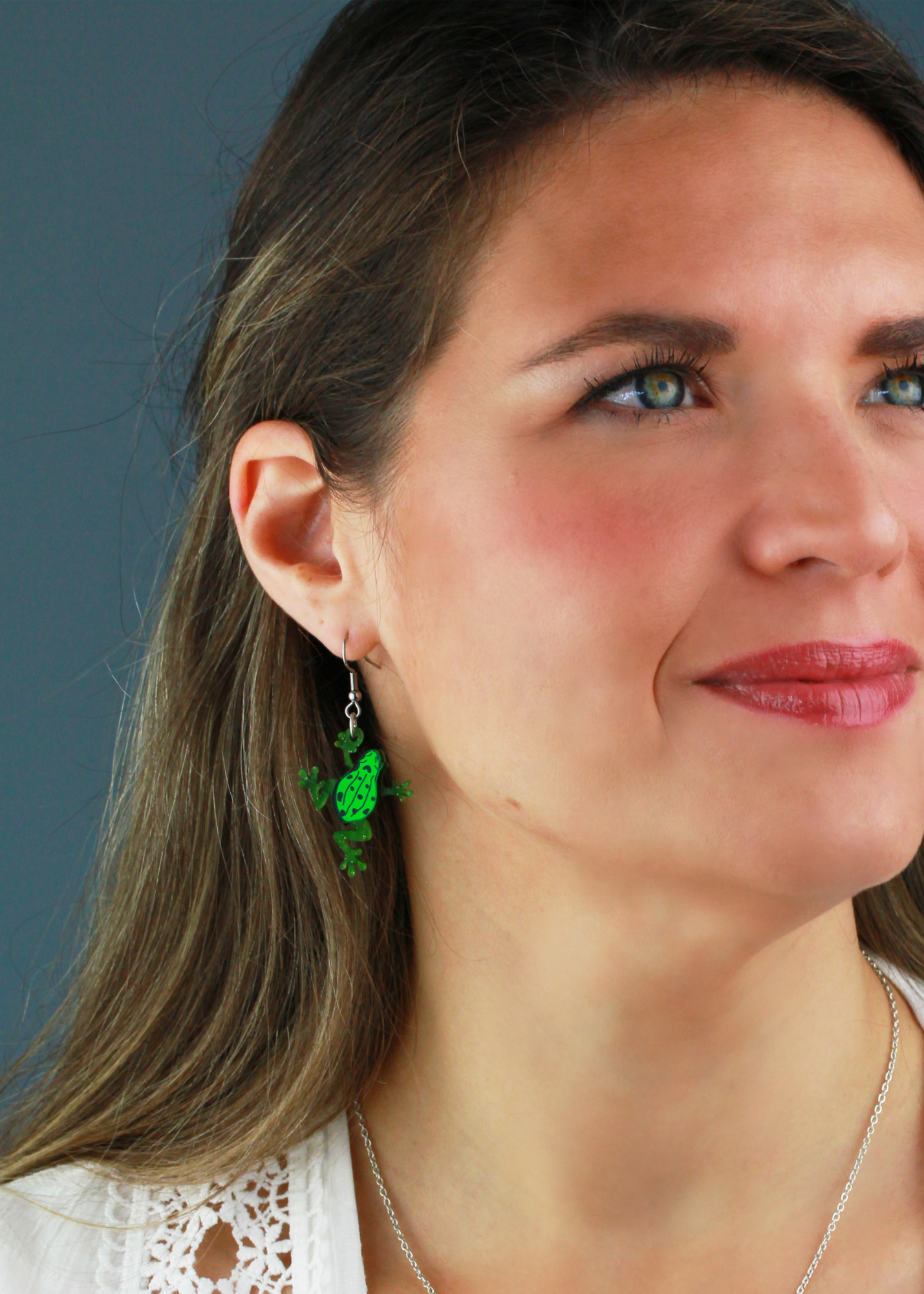 Little Moose - Common Frog Charm Earrings