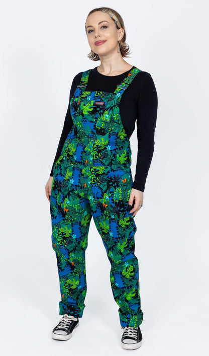 Run & Fly - Jungle Cats Stretch Twill Dungarees