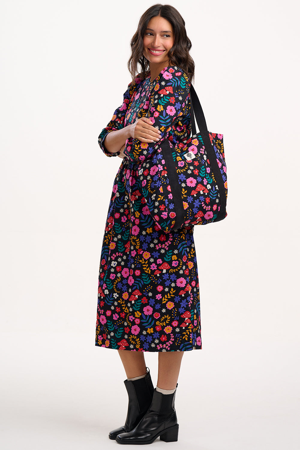 Sugarhill Brighton - Maria Toadstool Midi Smock Dress