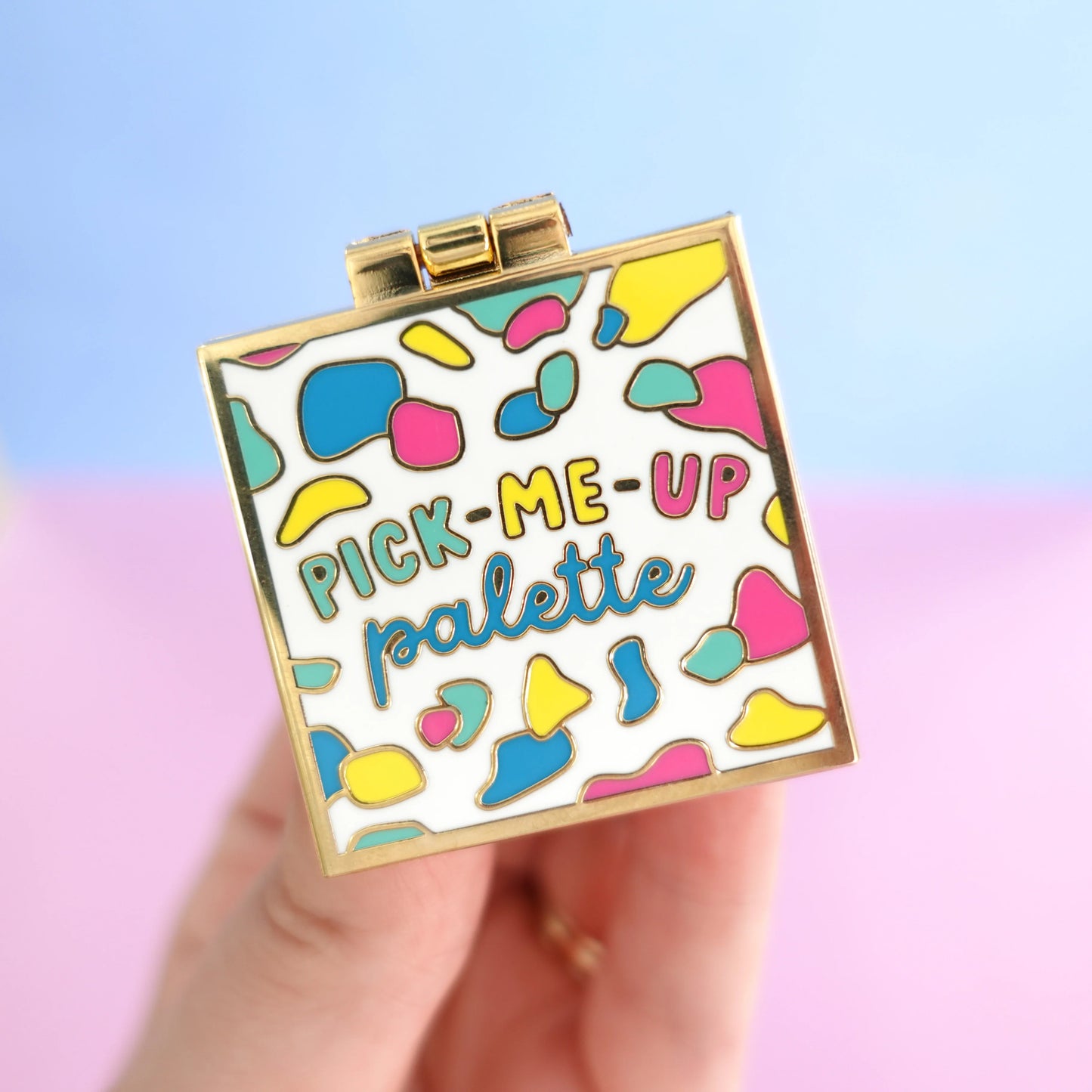 Sunshine Lane - Pick-Me-Up Palette Gold Enamel Pin