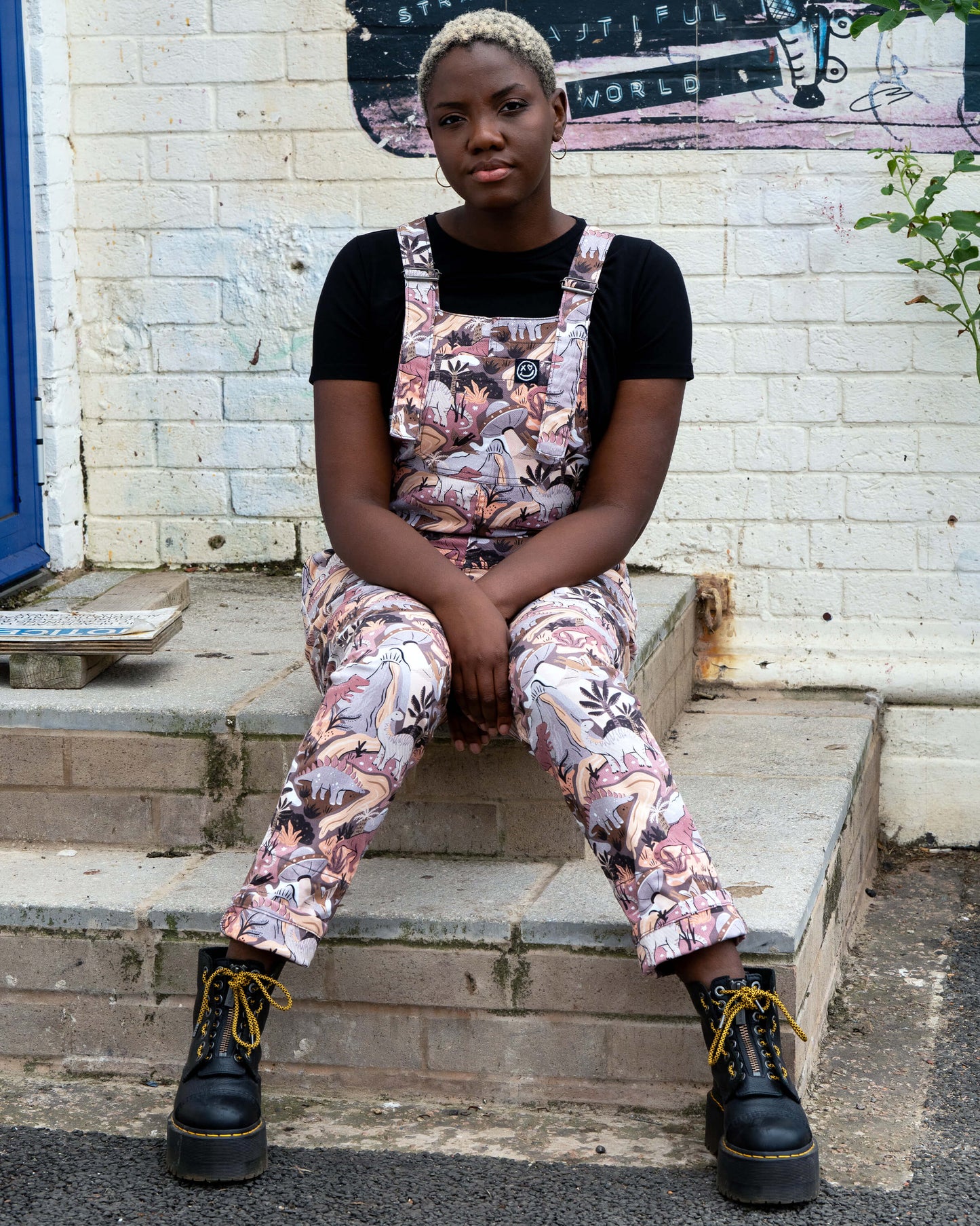 Rebel Romance - Dinoverse Stretch Dungarees