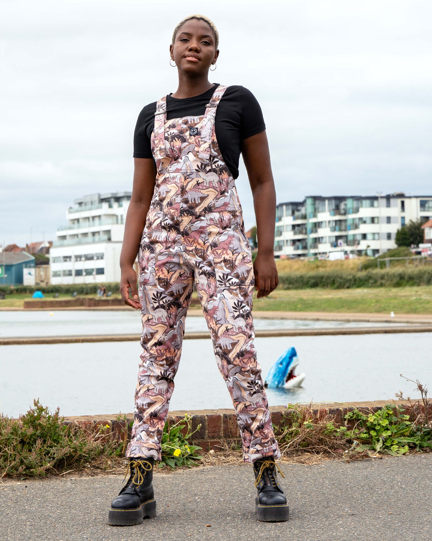 Rebel Romance - Dinoverse Stretch Dungarees