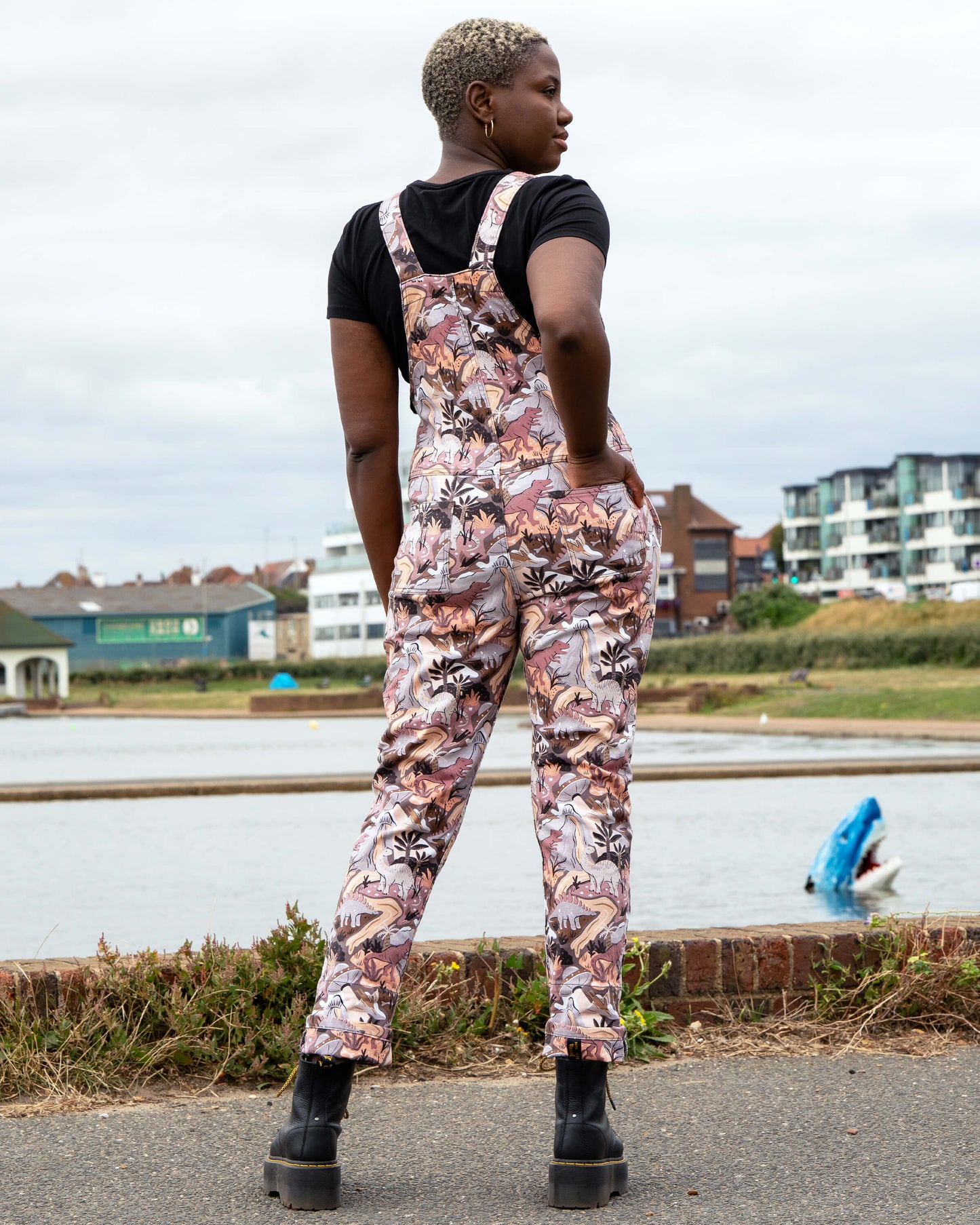 Rebel Romance - Dinoverse Stretch Dungarees