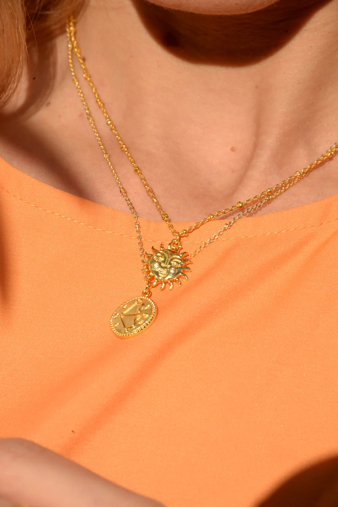 My Doris - Gold Sun Necklace