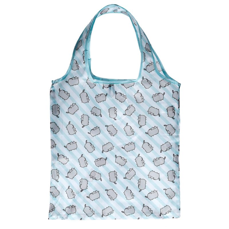 Puckator - Foldable Reusable Pusheen Cat Blue Shopping Bag