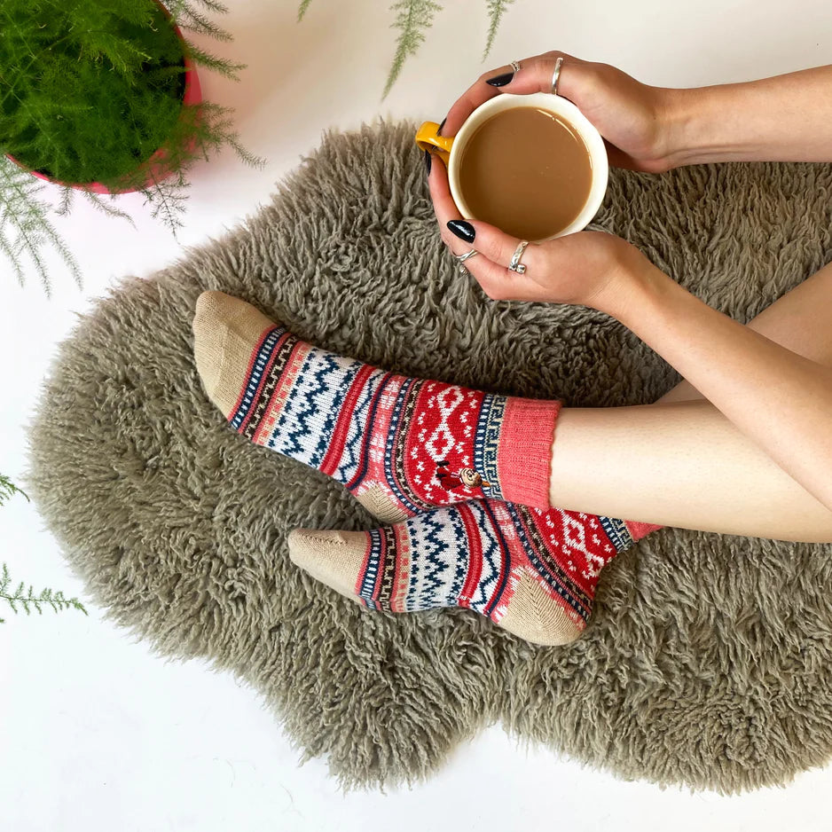 House of Disaster - Moomin Fair Isle Little My Socks