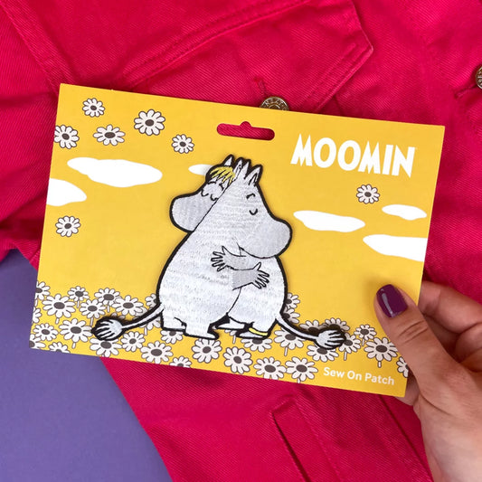 Moomin - Moomin & Snorkmaiden Hug Sew-on Embroidered Patch