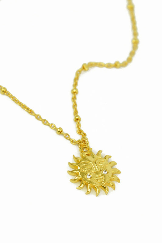 My Doris -  Gold Sun Necklace