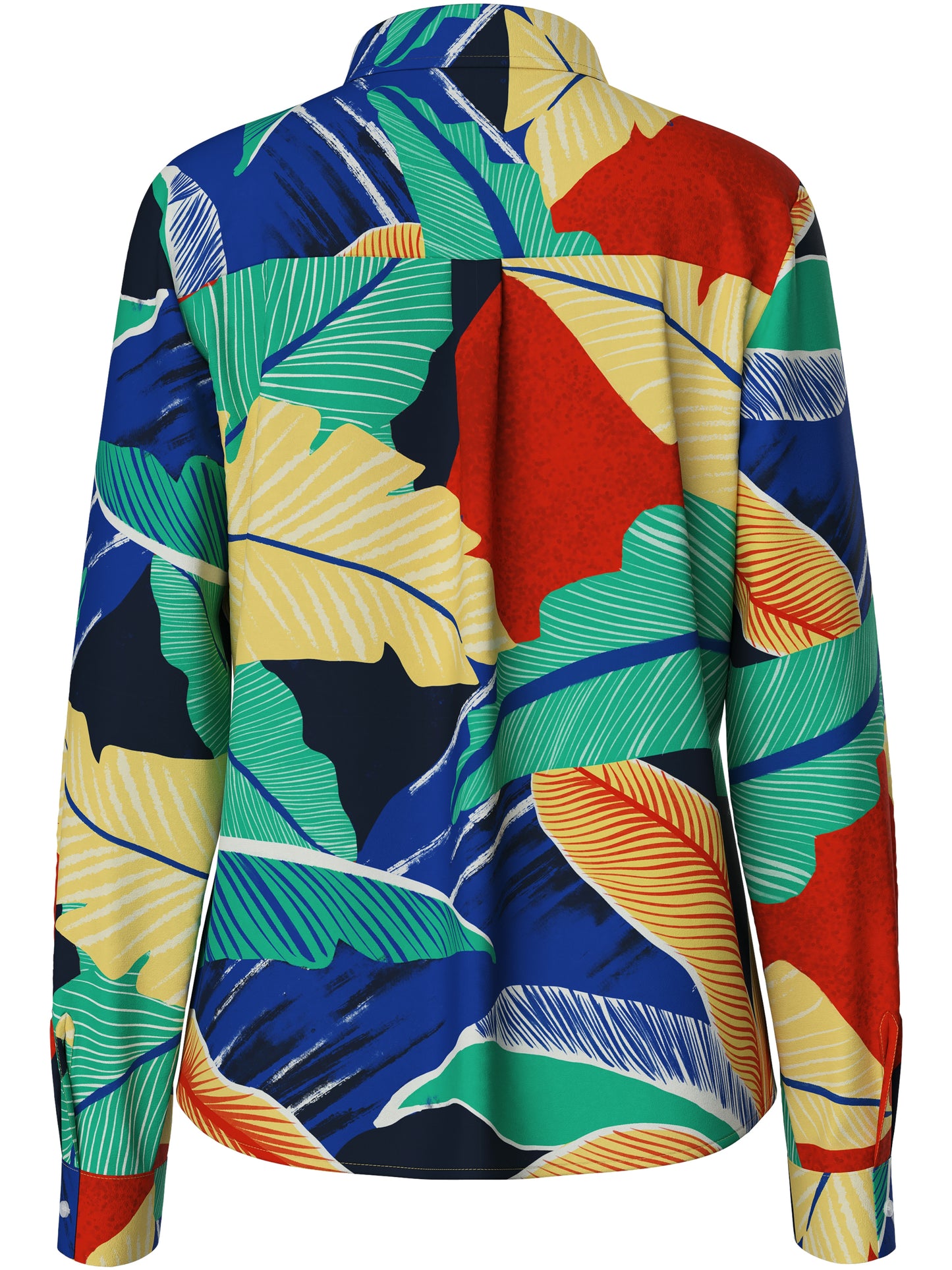 Pieces - Tropical Leaf Button Up Shirt