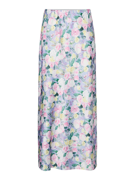 Pieces - Vintage Floral Print Midaxi Skirt