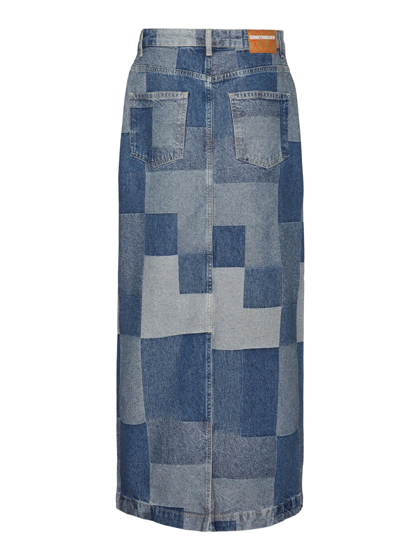 Something New - Maxi Skirt in Mixed Denim