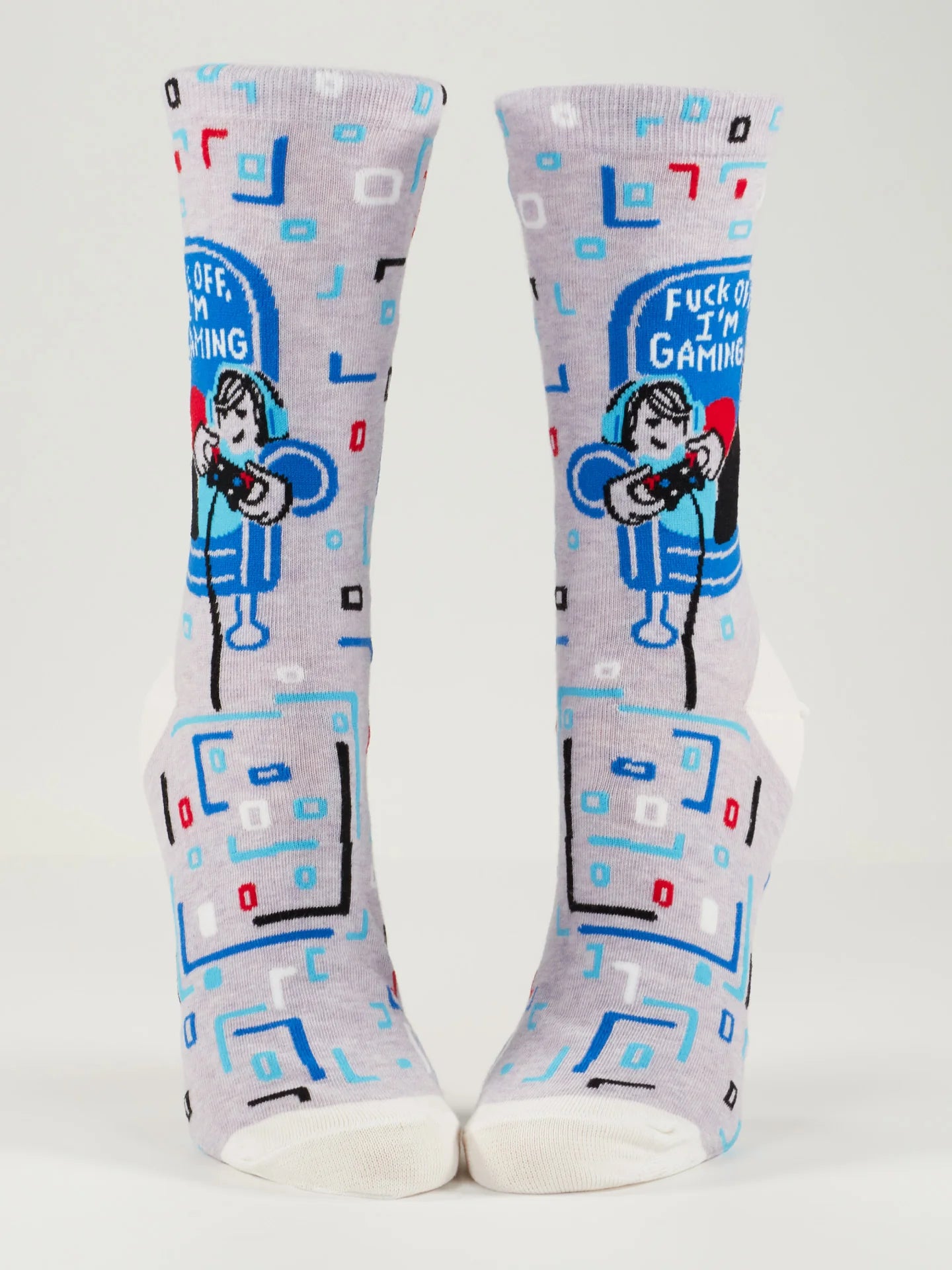 Blue Q - F**k off I'm Gaming Crew Socks