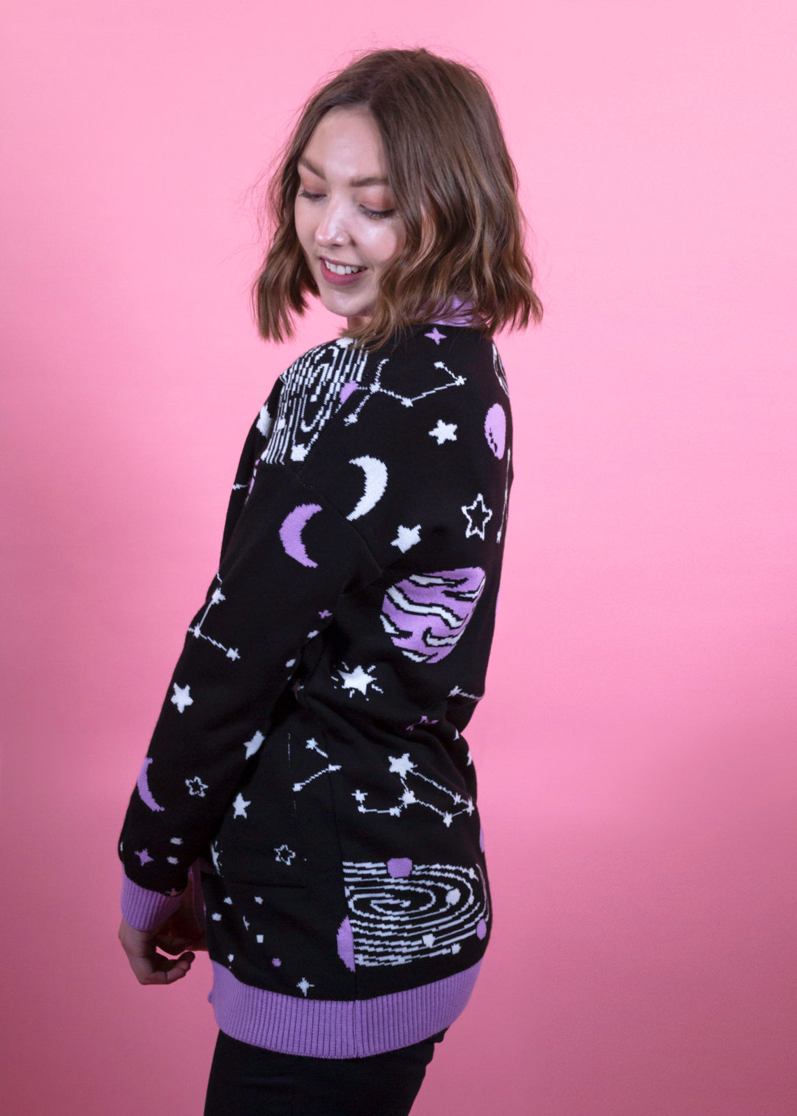 Home of Rainbows - Cosmic Knit Cardigan