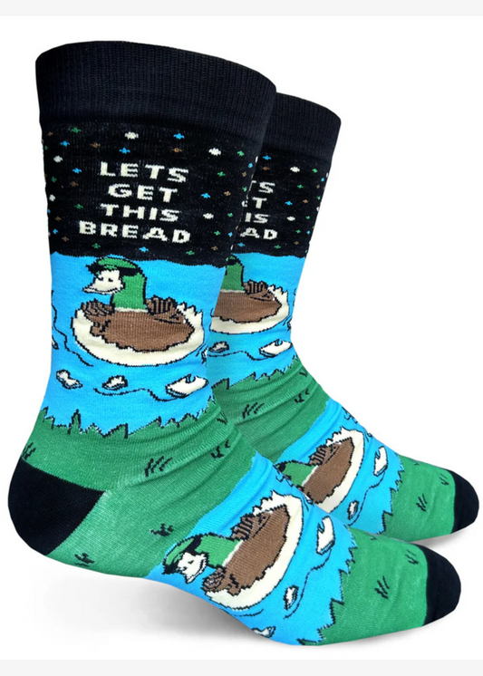 Socktopus - 'Let's Get This Bread' Duck Socks