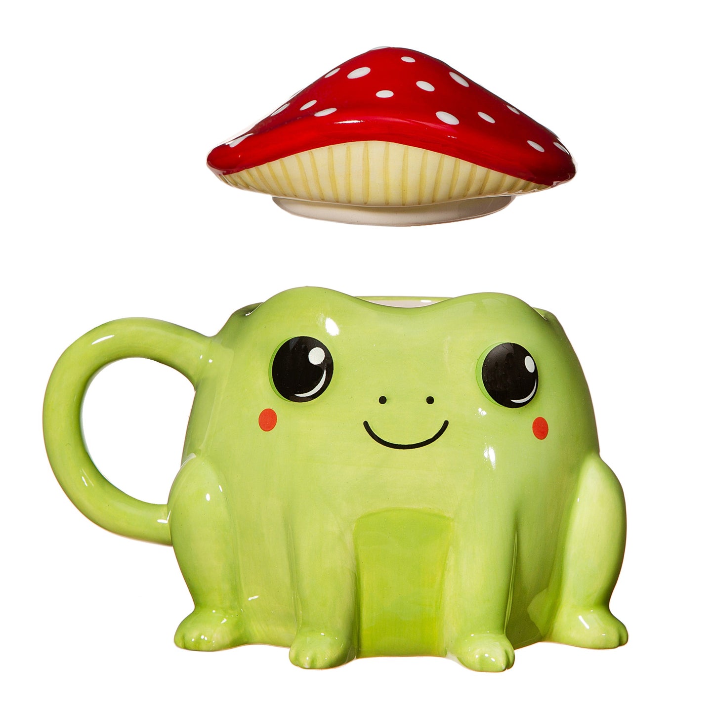 Sass & Belle - Fergus Frog Mug with Mushroom Lid