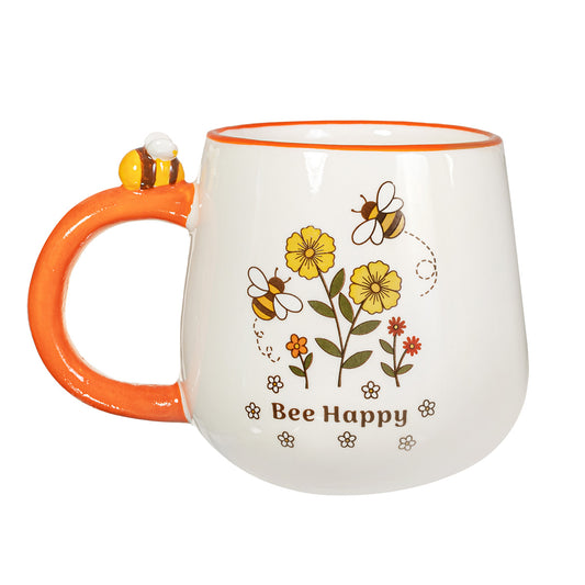 Sass & Belle - Retro "Bee Happy" Mug