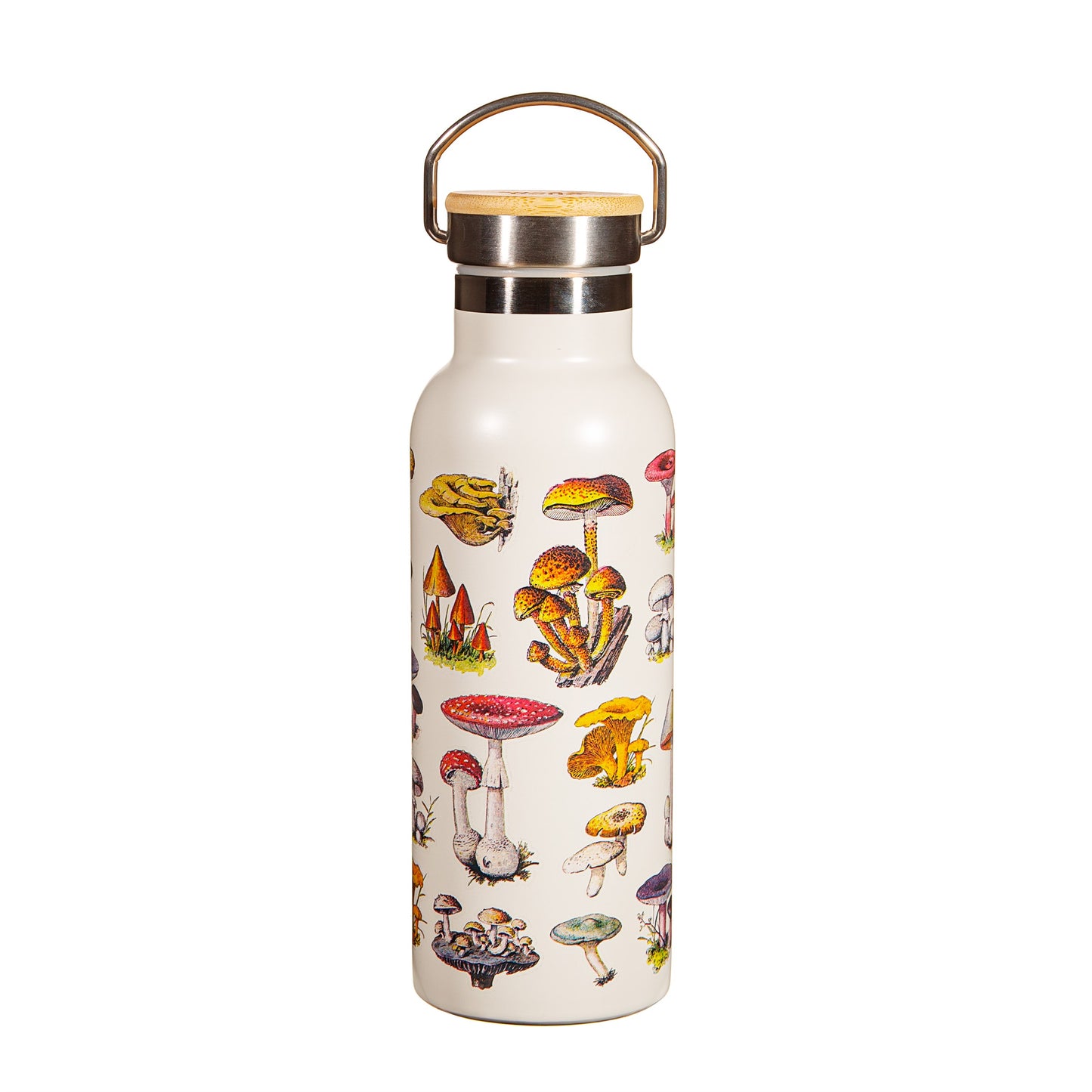 Sass & Belle - Vintage-Style Mushroom Diagram Water Bottle