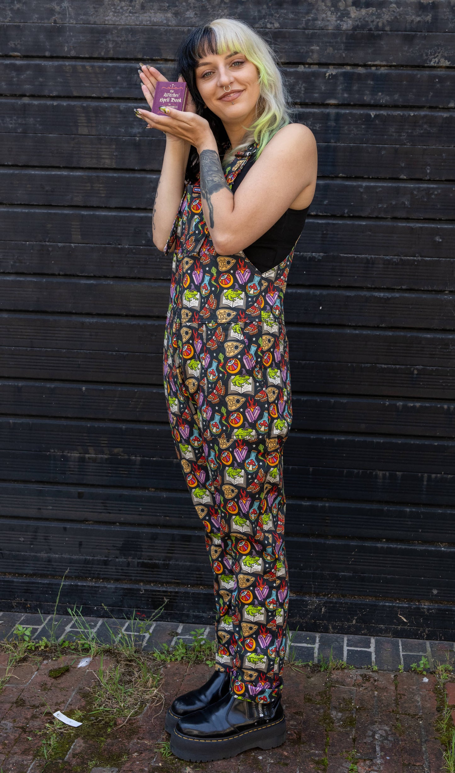 Run & Fly - Bewitched Stretch Twill Dungarees