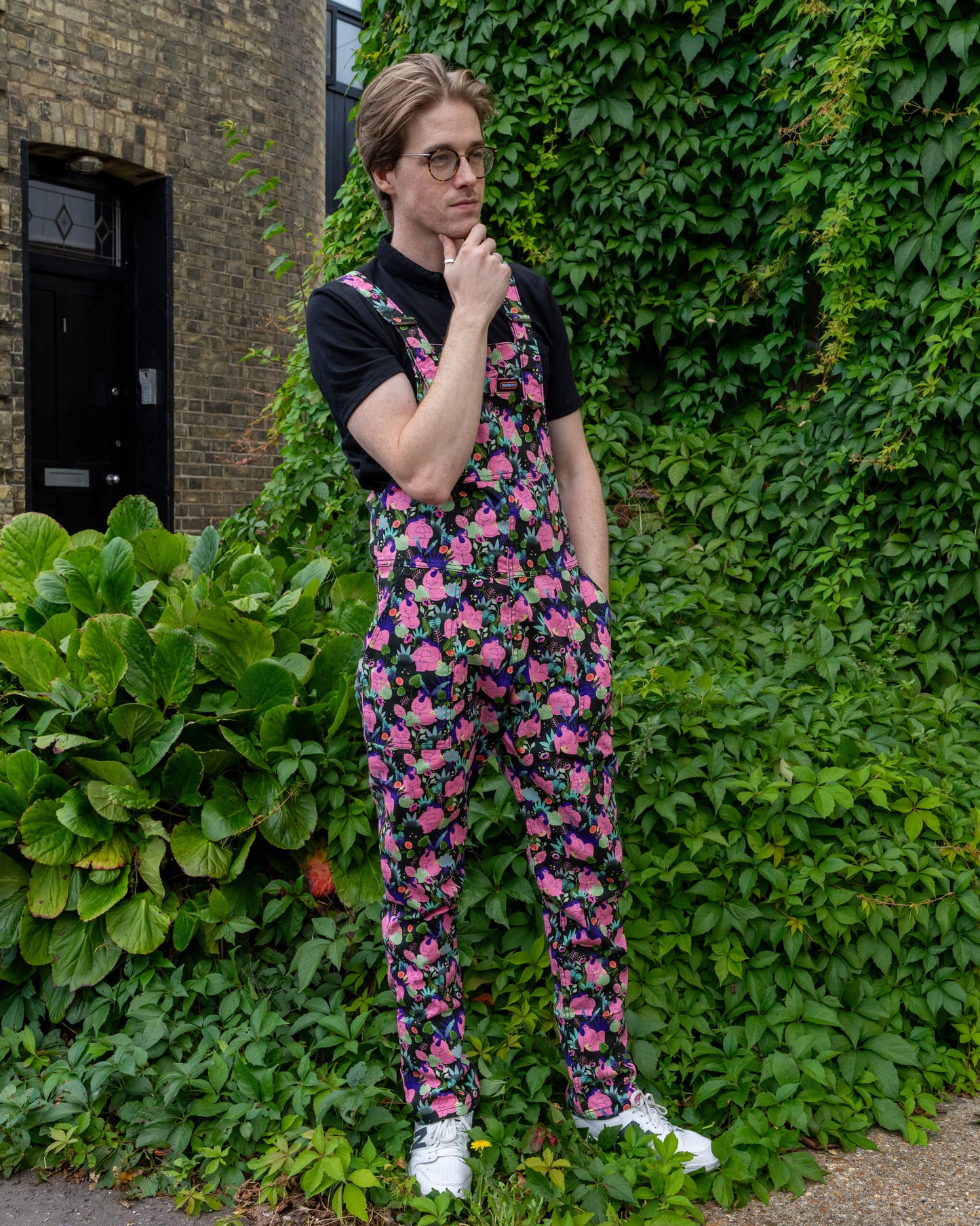 Run & Fly x Marie Boiseau Bodies Stretch Twill Dungarees