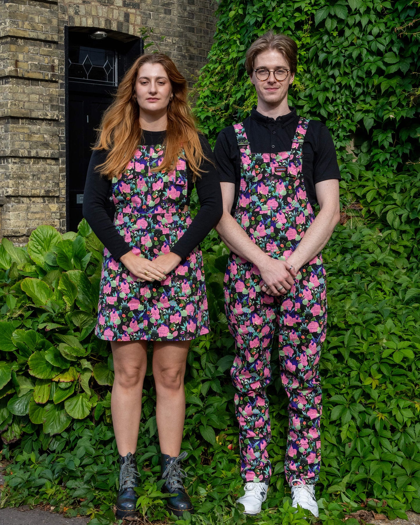 Run & Fly x Marie Boiseau Bodies Stretch Twill Dungarees