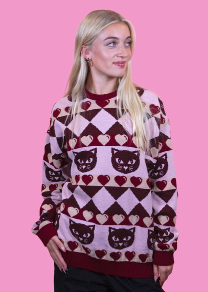 Home of Rainbows - The Cocoa Kitty Knit Jumper