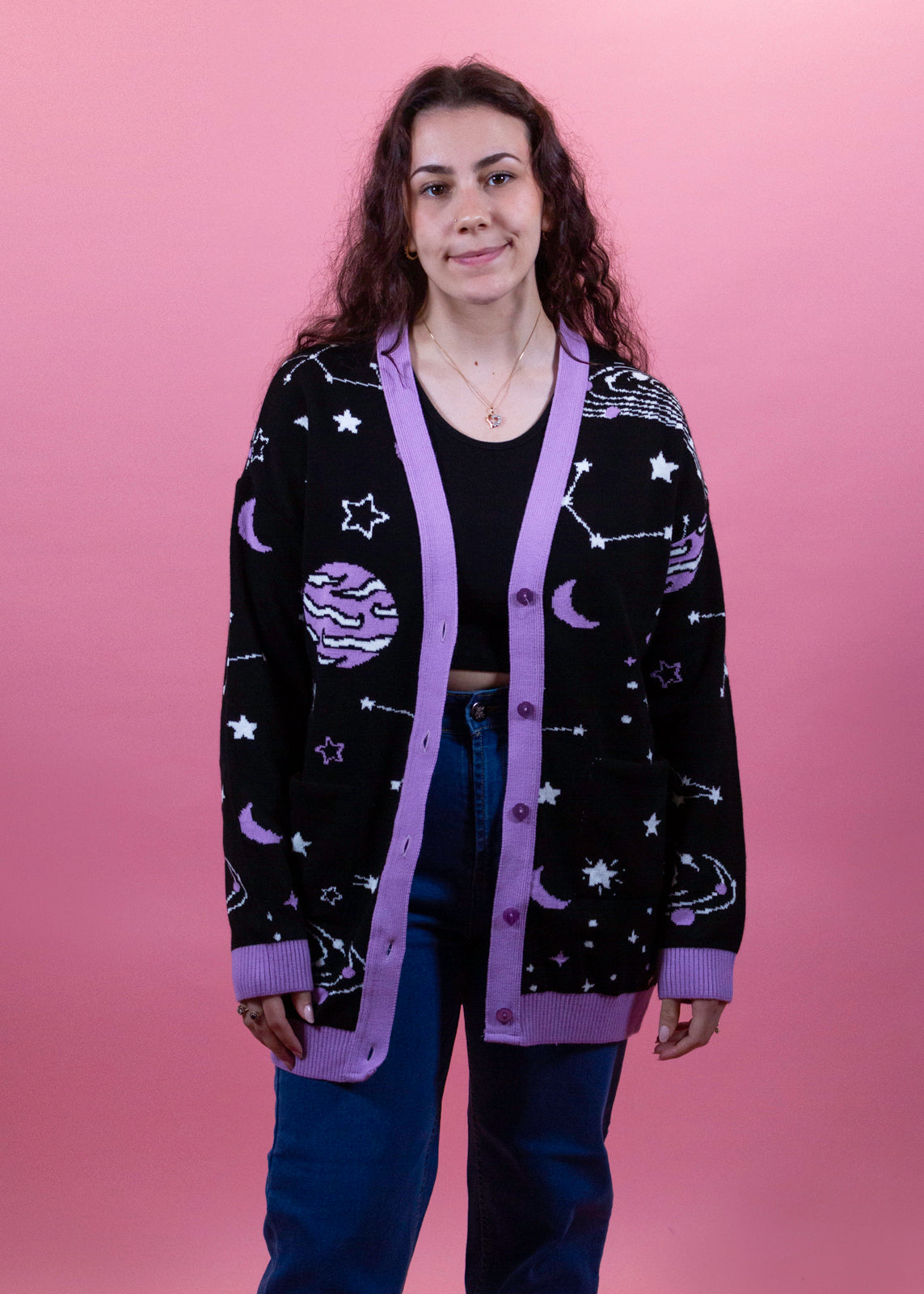 Home of Rainbows - Cosmic Knit Cardigan