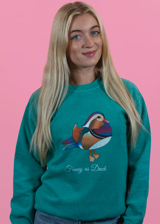 Home of Rainbows - Fancy As Duck Sweater