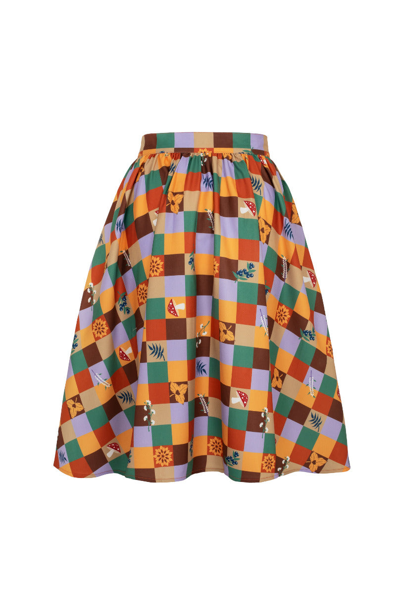 Hell Bunny - Checked Hawthorn Skirt