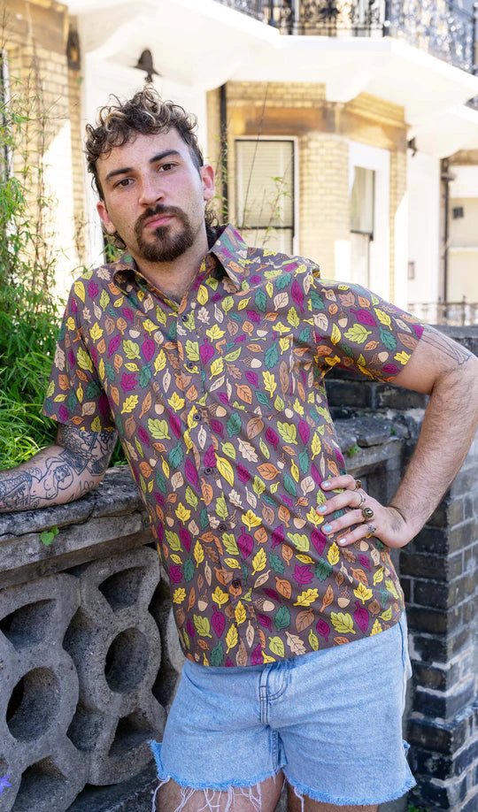 Run & Fly - Autumn Leaves Short Sleeve Shirt