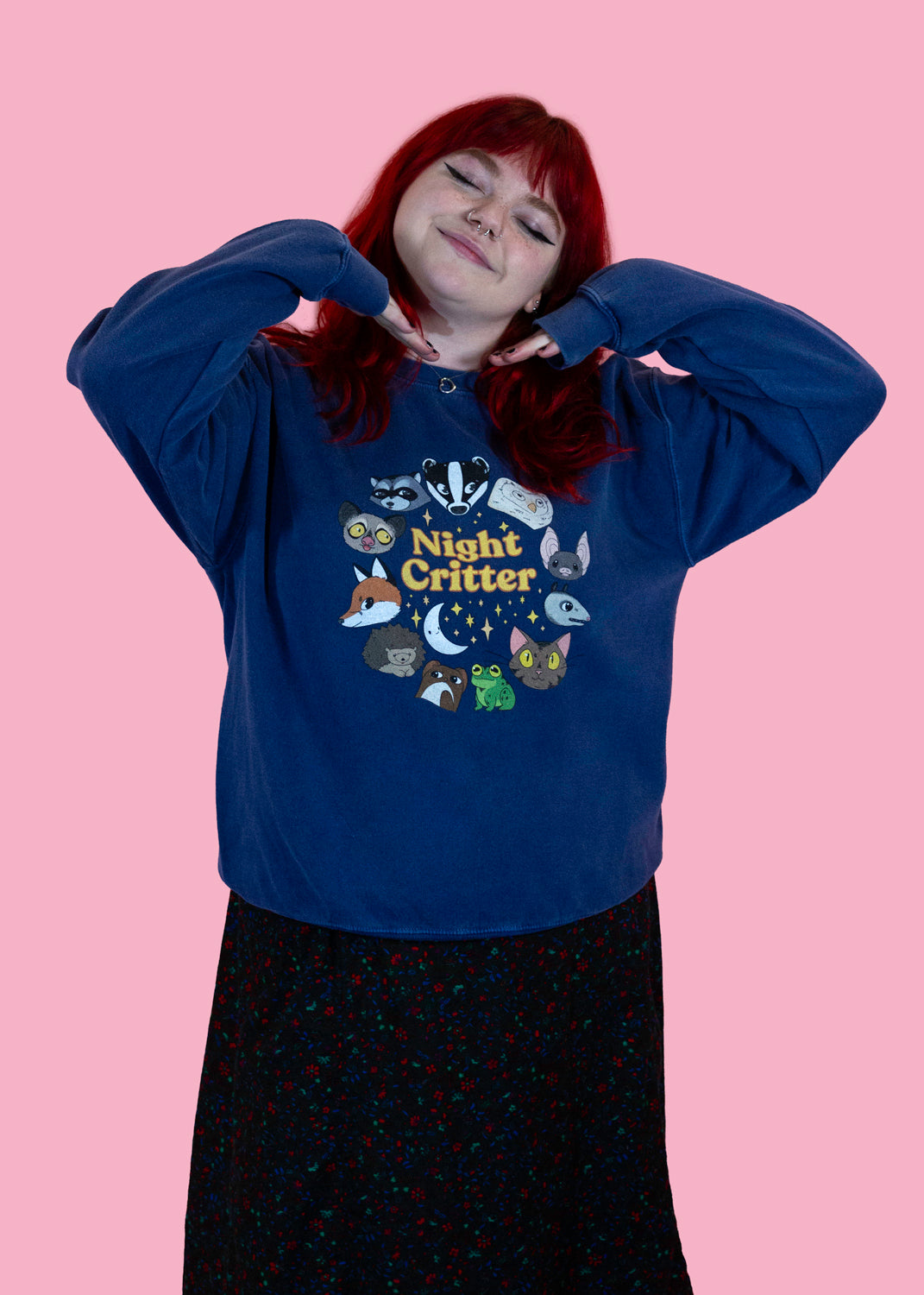 Home of Rainbows Unisex Night Critters Sweater1