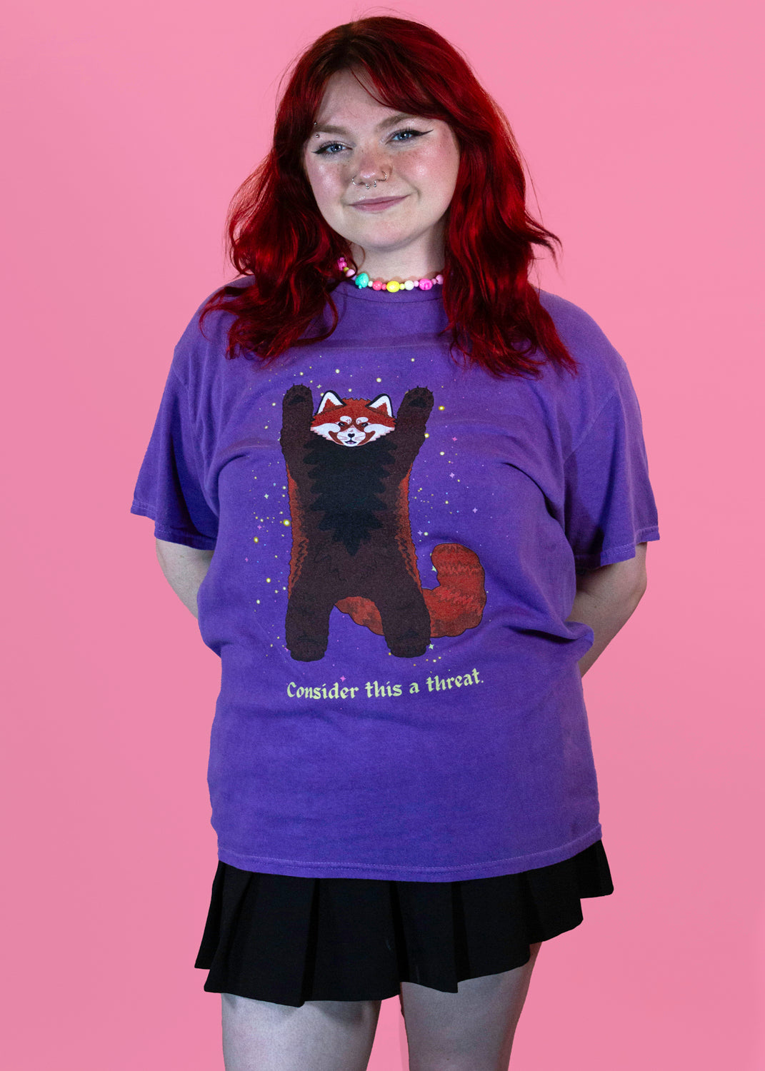Home of Rainbows - Red Panda Threat Tee