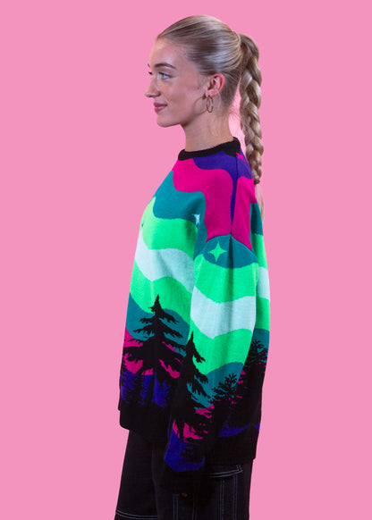 Home of Rainbows - The Northern Lights Knit Jumper